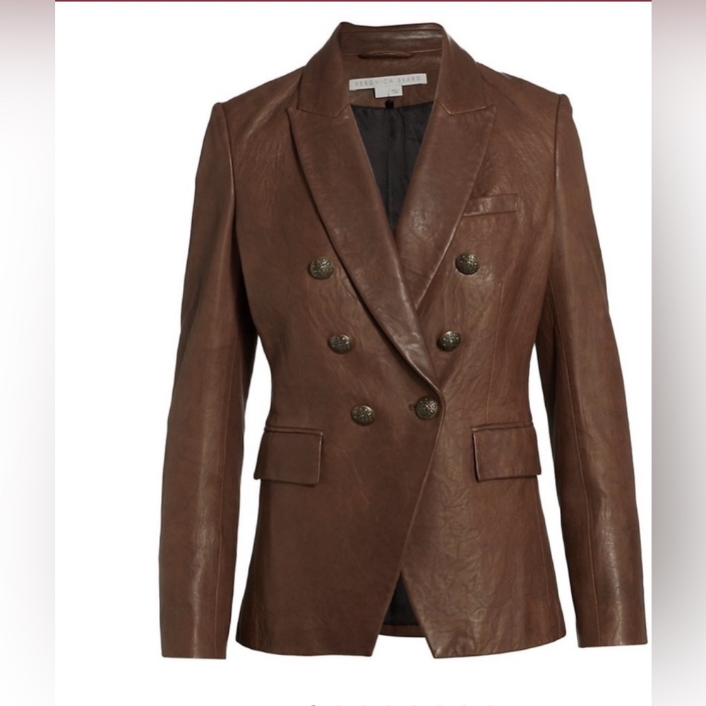 Veronica Beard
Miller Leather Dickey Jacket
NWT
SIZE 12